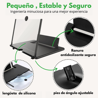 Amplificador para pantalla de móvil