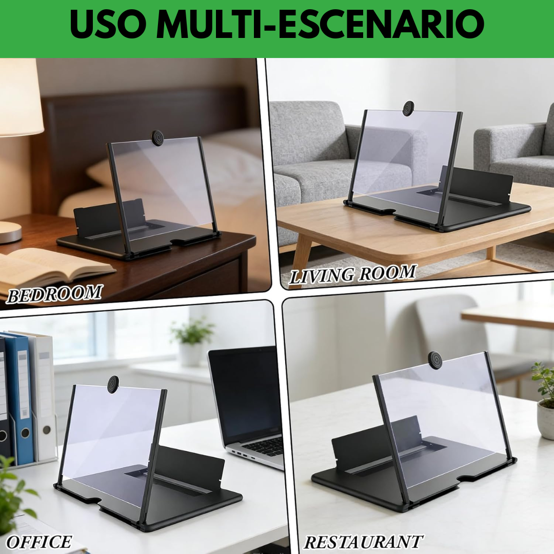 Amplificador para pantalla de móvil